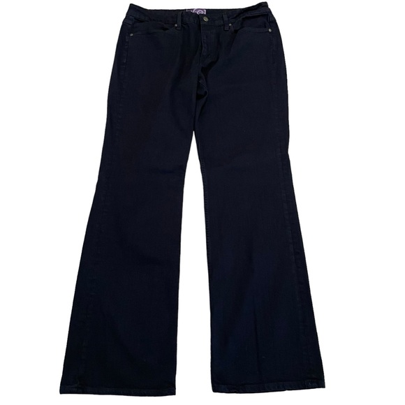 LITM Little in the Middle Straight Leg Black Jeans 16/18 - Picture 1 of 8